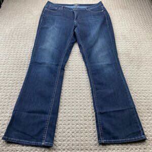 Riders by Lee Women Jeans Size 18 Medium Blue Denim Stretch Pants Casual Jean